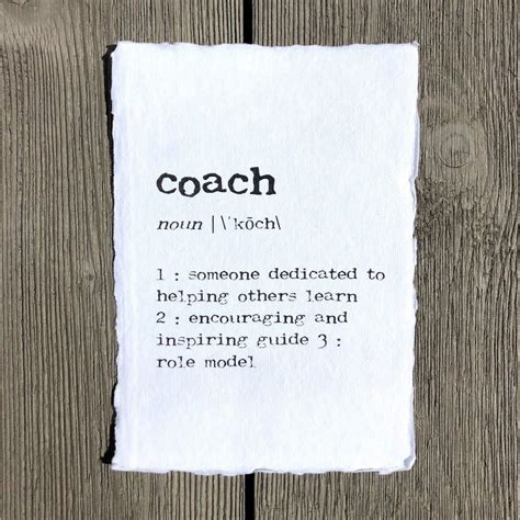 coach definition in business.